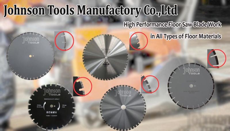 450mm Laser Welded Diamond Circular Segmented Floor Saw Blade Concrete and Asphalt Cutting Tools