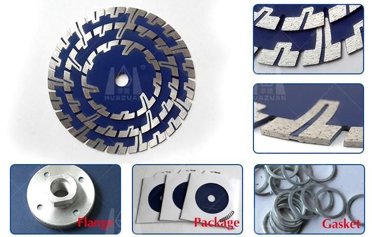 Hot Press Sintered Diamond Blade, Small Diameter Turbo Rim Diamond Blade for Cutting Stones & Granite