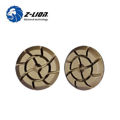 3inch Brazed Resin Hybrid Diamond Concrete Floor Grinding Disc