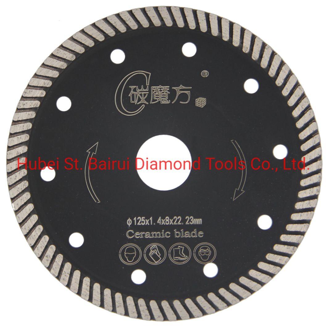 130mm Hot Pressed Segmented Fast Cut Diamond Saw Blade for Ceramic Tile Porcelain Granite Marble Cutting.