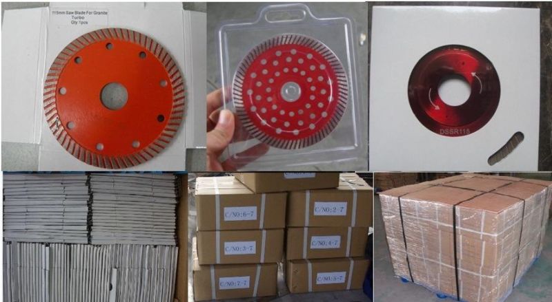 125mm Diamond Sintered Continuous Rim Turbo Saw Blade Concrete Cutting Tools