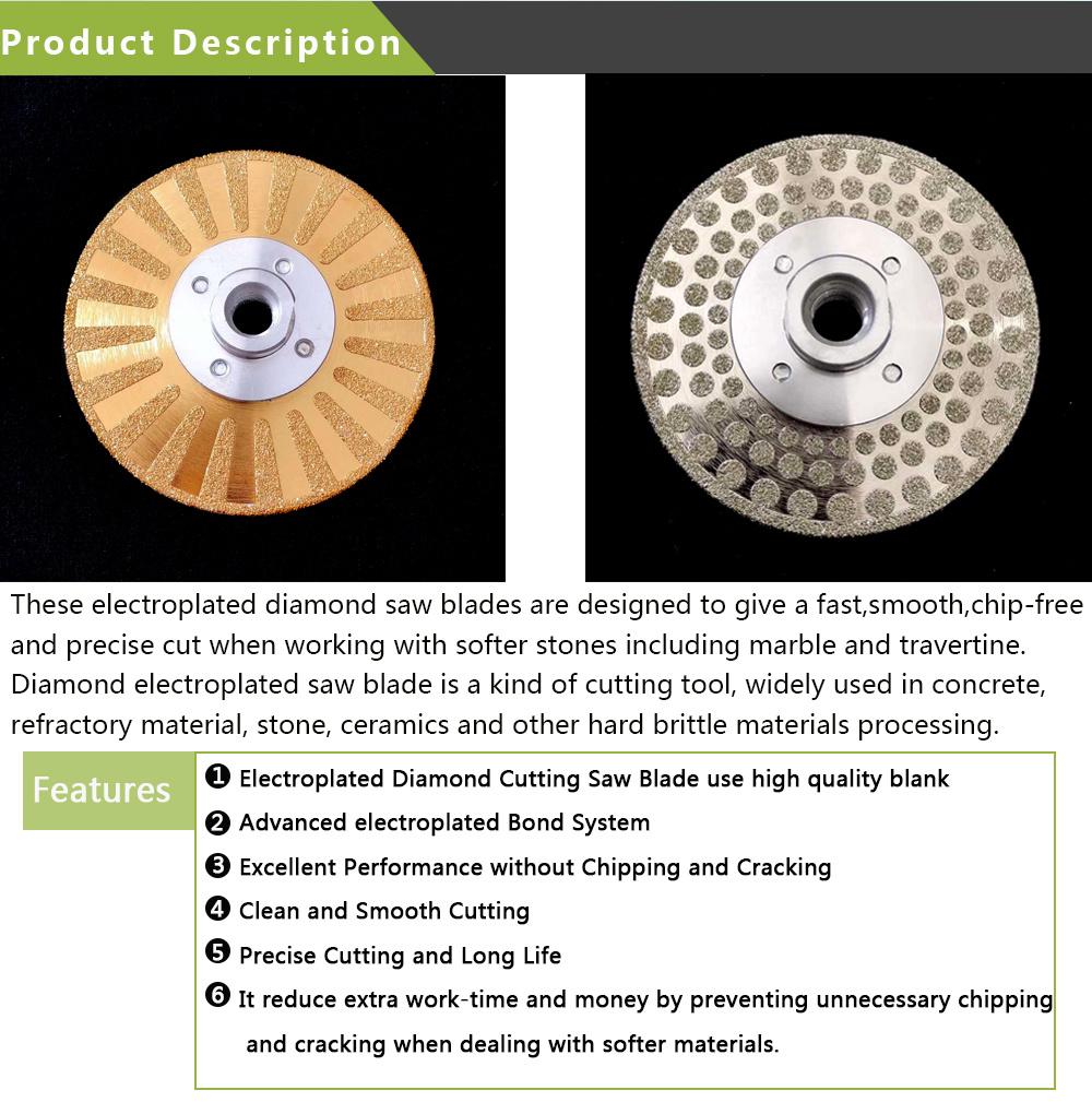 Professional Sintered Turbo Diamond Saw Blade for Cutting Stones Sharp and Durable