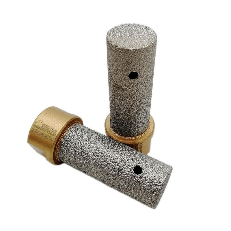 Shdiatool Vacuum Brazed Diamond Finger Bits Milling Bits for Tile, Stone, Countertop