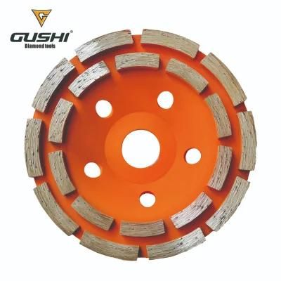 Double Wave Diamond Turbo Cup Wheel for Masnory Grinding