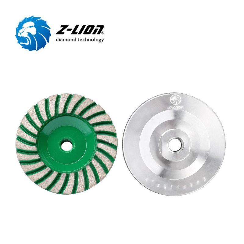 Diamond Abrasive Aluminum Base Turbo Cup Grinding Wheel for Stone