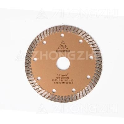 5&prime;&prime; Diamond Saw Blade with Narrow Continuous Turbo Rim