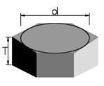 Wire Drawing Die Blanks (self-supported, hexagonal)