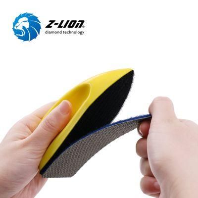 Diamond Electroplated Nano Leather Cleaning Sponge Hand Pads for Polishing Glass Floors