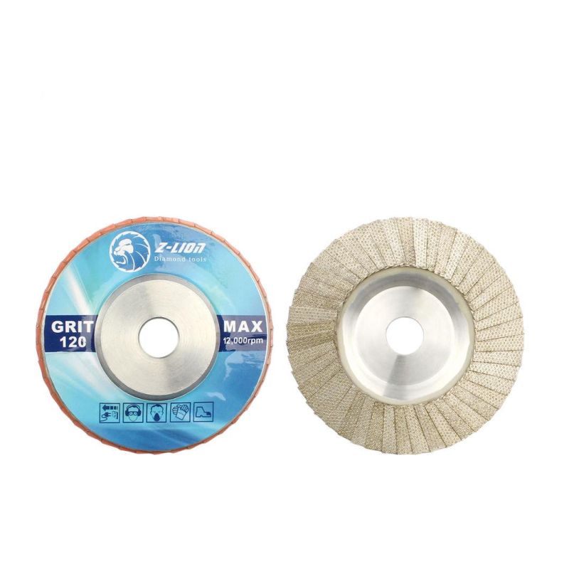 Zlion High Quality Ceramic Diamond Flap Disc for Stone Grinding