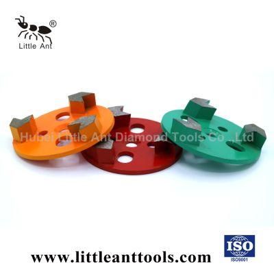 Little Ant Three Segments Concrete Floor Diamond Grinding Plates