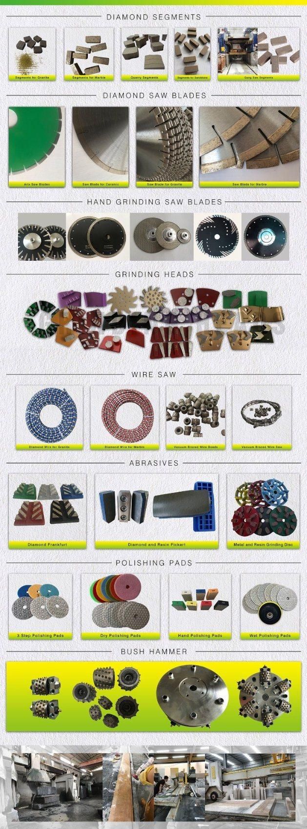 Different Types Diamond Segments for Granite Cutting