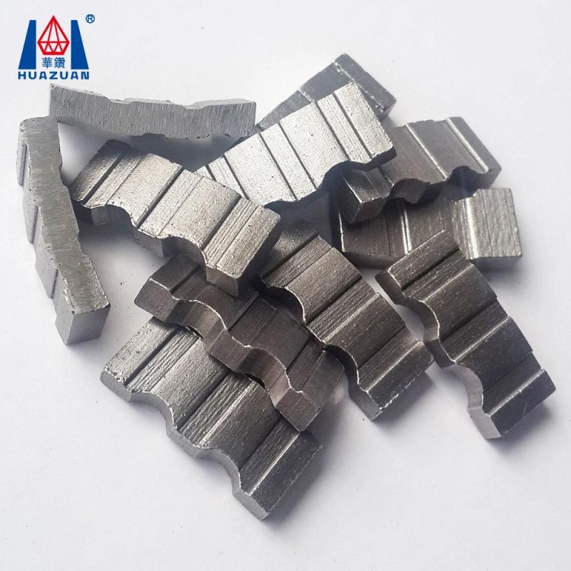 Turbo Type Diamond Drill Segments for 146mm Diamond Core Cutters