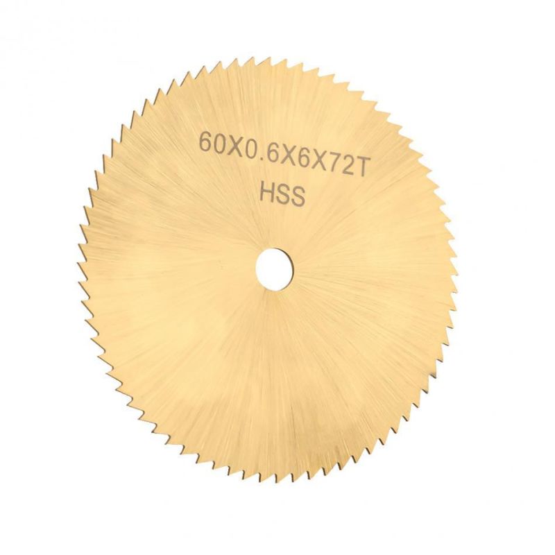 60mm 72 Teeth High Speed Steel Circular Saw Blade Cutting Disc for Metal