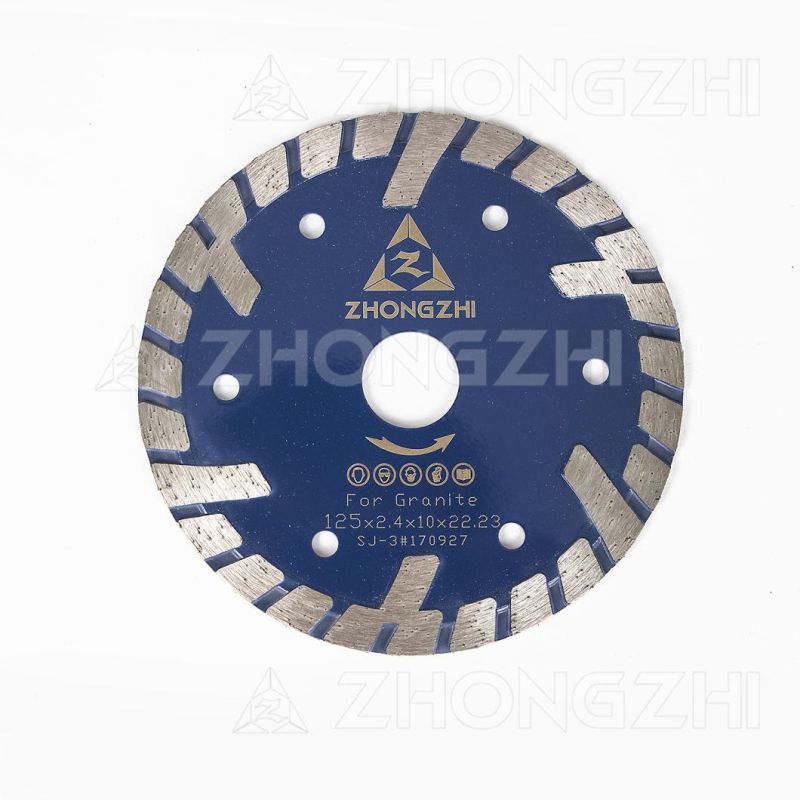 Good Quality and Reliable Performance Continuous Rim Diamond Turbo Saw Blade for Stone Grinding