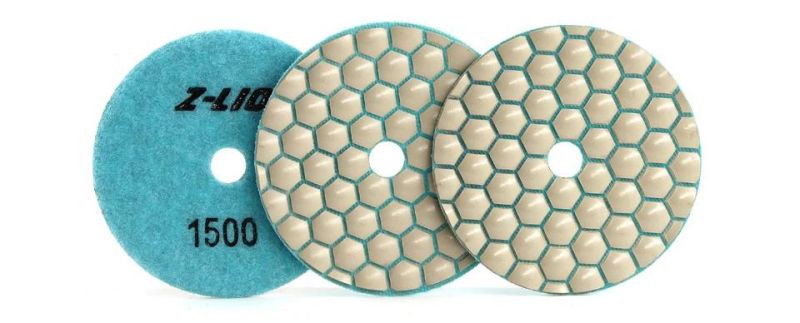 3" 4" 5" 6" Honeycomb Dry Polishing Pads for Granite Marble Concrete Floors