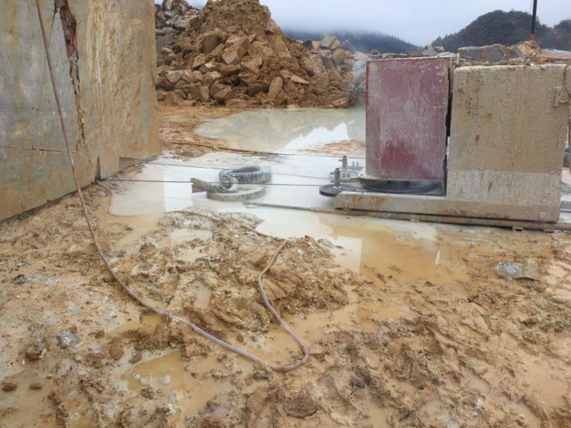 Stone Quarry Cutting Diamond Cable Saw