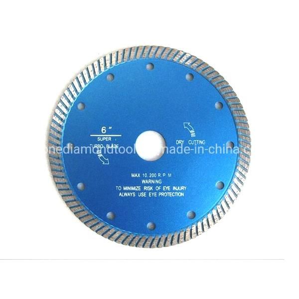 150mm Granite Laser Weld Diamond Cutting Disc Saw Blade