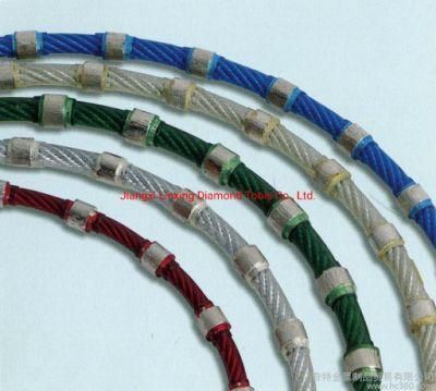 Marble Stone Diamond Wire Saw for Profiling Marble Blcok Wire Rope