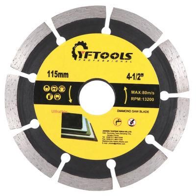 Segmented Edge Diamond Saw Blade for Dry Cutting