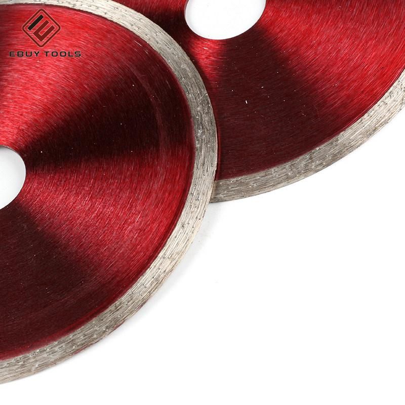 125mm X 5mm Cold Pressed Continuous Diamond Saw Blade Cutting Marbke and Granite