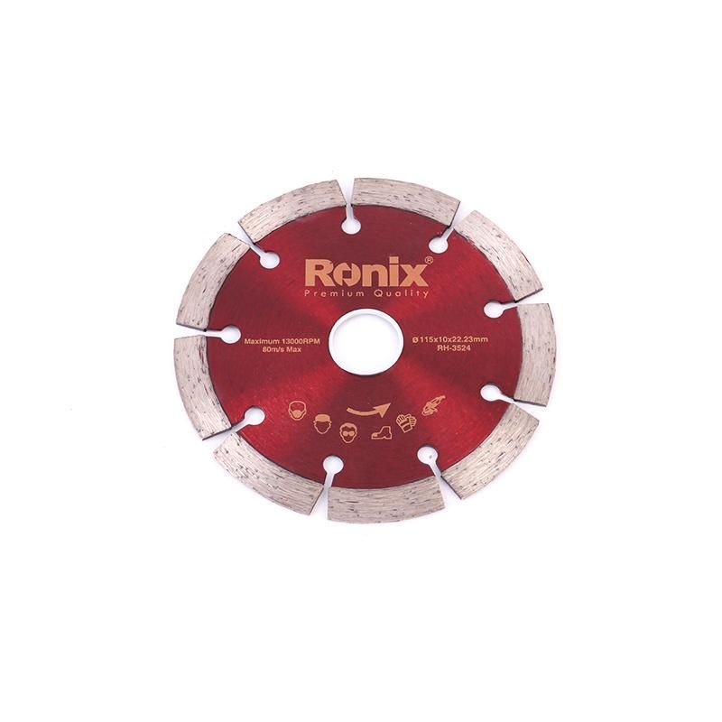 Ronix Model Rh-3524/3525/3526/3527 115~300mm Wet Dry Portable Granite Diamond Cutting Disk