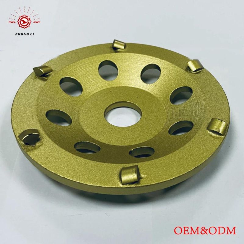 D125mm PCD Grinding Cup Wheel for Epoxy Resin Floor