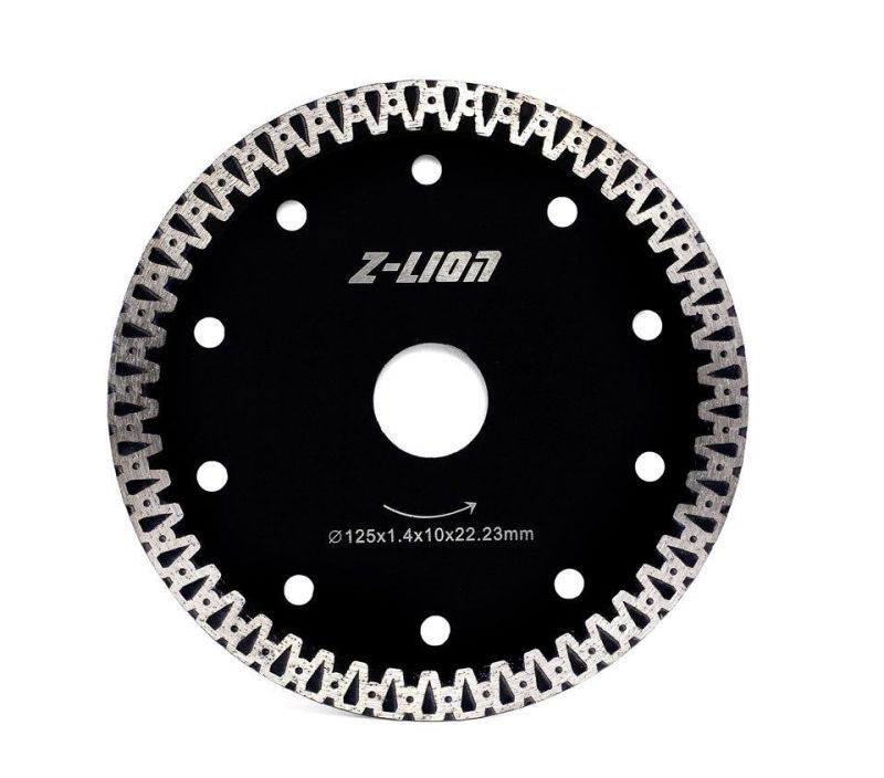 5inch/125mm Circular Diamond Cutting Continuous Rim Drywall Saw Blade for Stone/Concrete/Ceramic/Porcelain/Tile