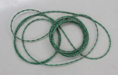 7.2mm Plastic High Hardness Diamond Granite Wire Saw