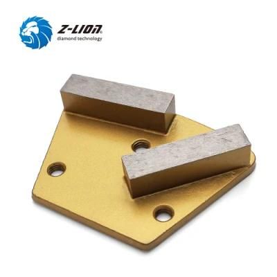 Diamond Metal Bond Trapezoid Concrete Floor Grinding Abrasive Plate