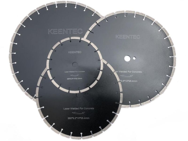 Laser Welded Concrete Cutting Segmented Diamond Cutting Saw Blade