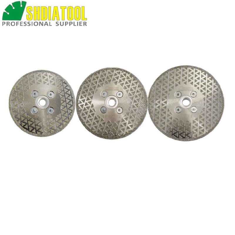 Electroplated Single Side Coated Diamond Cutting and Grinding Discs for Tile & Marble