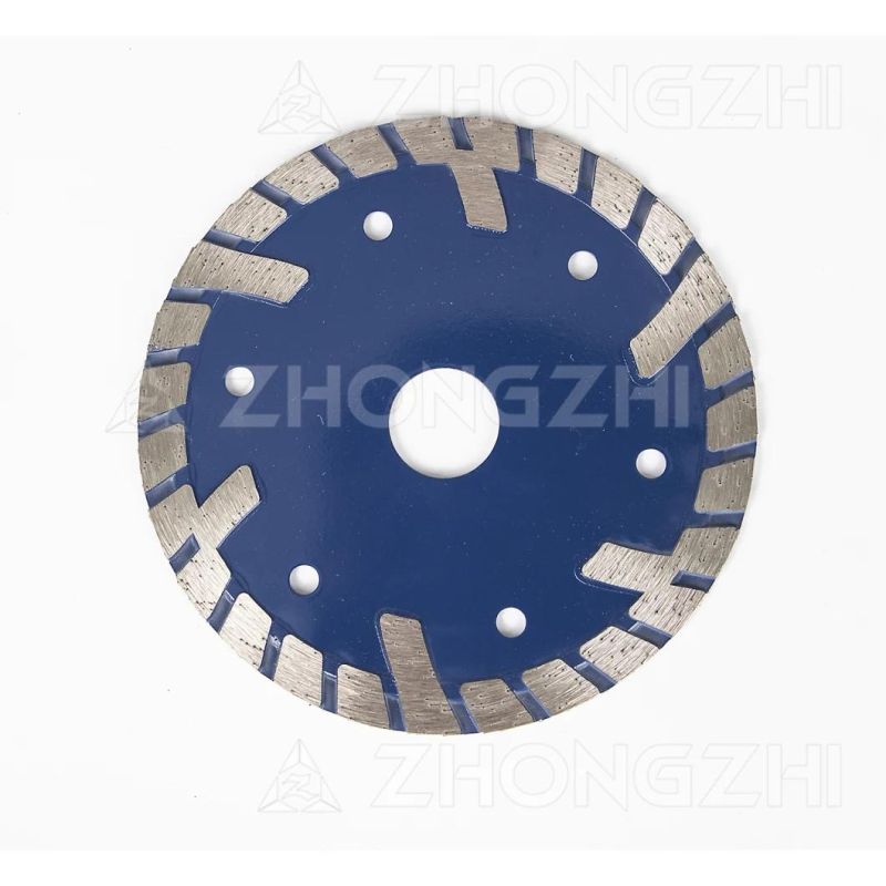 Fast Cutting Wide Turbo Rim with Protecting Teeth for Stone Cutting and Grinding