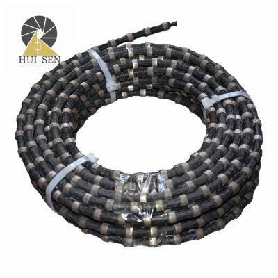 Plastic Coating Abrasive Diamond Wire Saw for Stone Cutting Profiling