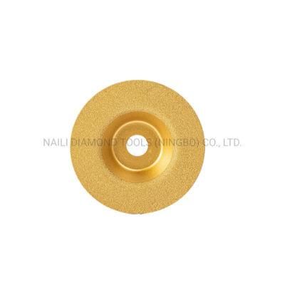 Qifeng Manufacturer Power Tools Brazed Blade Diamond 100mm Grinding Disc for Grinding of Marble