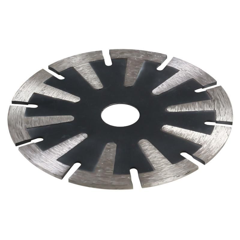 125mm 7 Inch Style T Teeth Diamond Circular Saw Blade with Productive Teeth for Dry and Wet Cutting Stone, Concrete, Granite