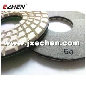 White Turbine Diamond Floor Polishing Pad