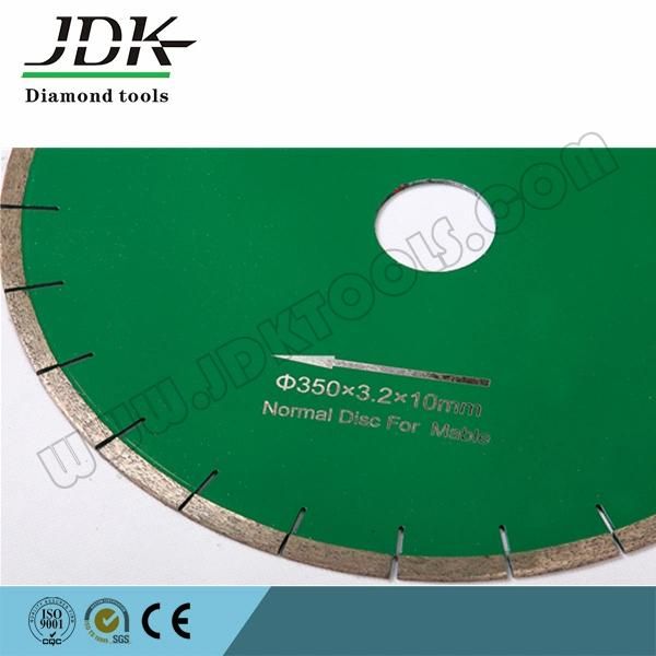 Fan Segment Diamond Saw Blade for Marble Cutting