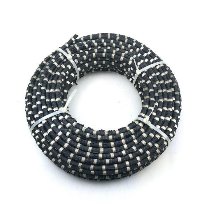 11.5mm Rubber Coating Diamond Wire Saw for Marble Quarry