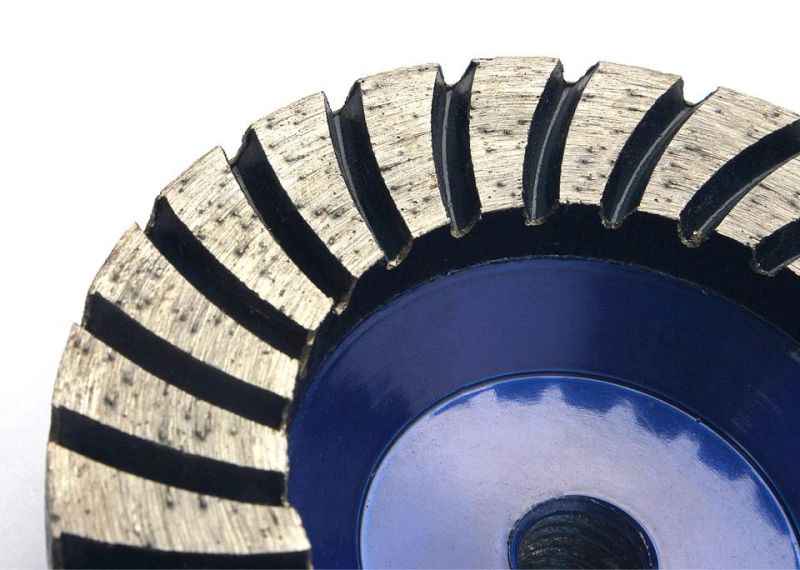 4inch Diamond Turbo Cup Wheel for Concrete Granite Egde Grinding