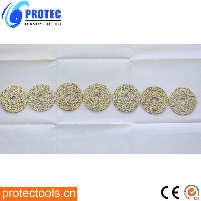 Bowl-Shaped Diamond Polishing Pad Used for Grinding and Polishing Granite, Marble, Quarz, Terrazzo and Natural Stone