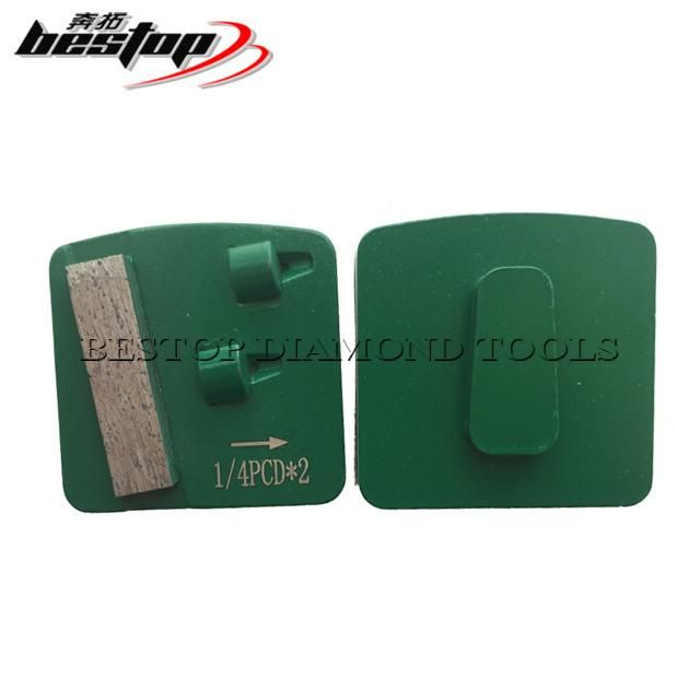 Double 1/4 PCD Grinding Plates for Epoxy Removal