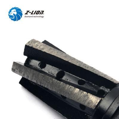 Zlion Metal Bond CNC Diamond Cutting Finger Bits for Granite Grinding