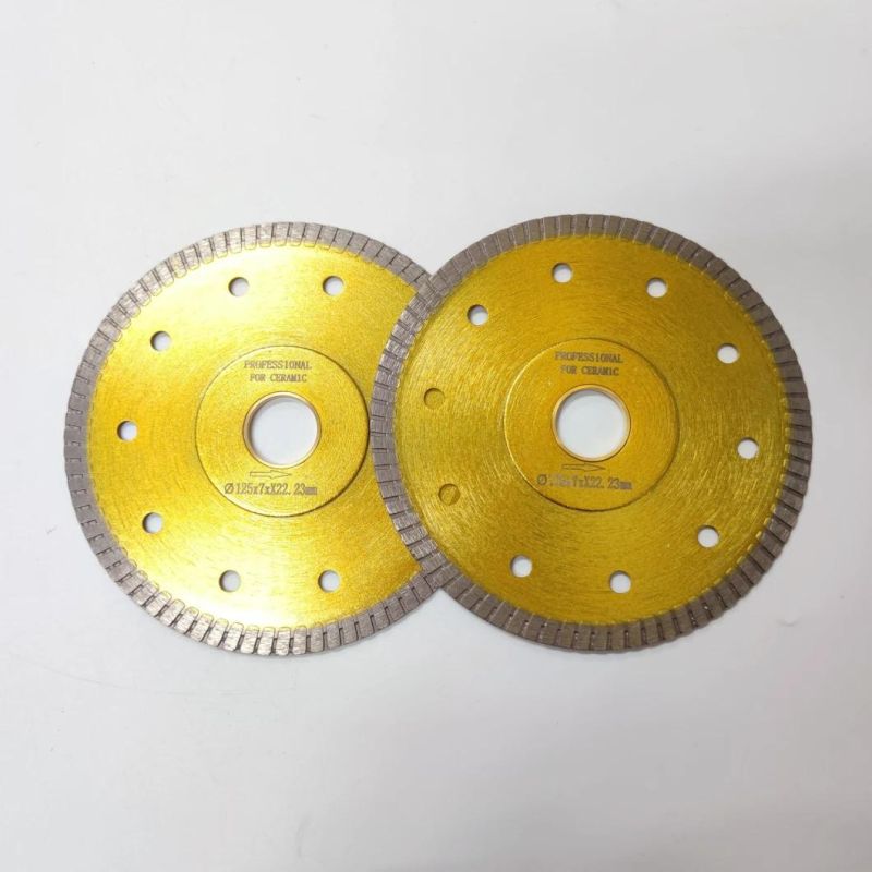 125mm Turbo Super Thin Diamond Tile Cutter Blade for Porcelain