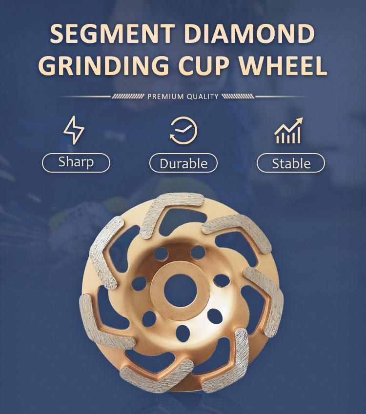 Segment Diamond Grinding Cup Wheel Concrete Diamond Cup Wheel