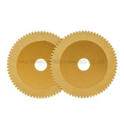 Qifeng Manufacturer Power Tools Vacuum Brazed Saw Blade for Stone Materials/Diamond Tool/Cutting Tool/Hand Tool