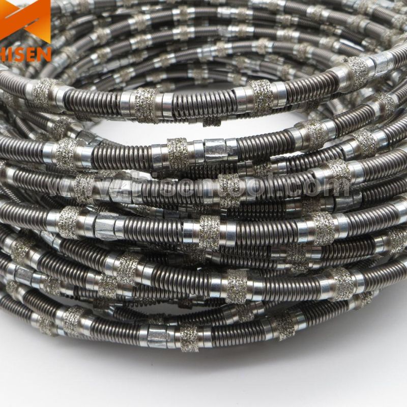 11.5mm Electroplated Diamond Wire Saw for Marble