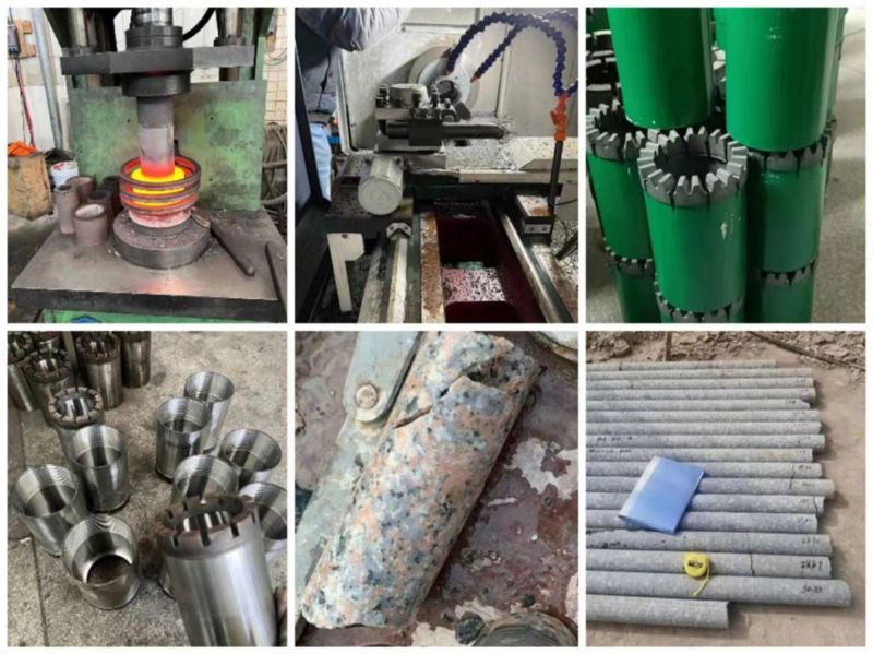 Nq, Hq, Pq, Nq3, Hq3, Pq3 Impregnated Diamond Core Drill Bits for Geological Prospecting