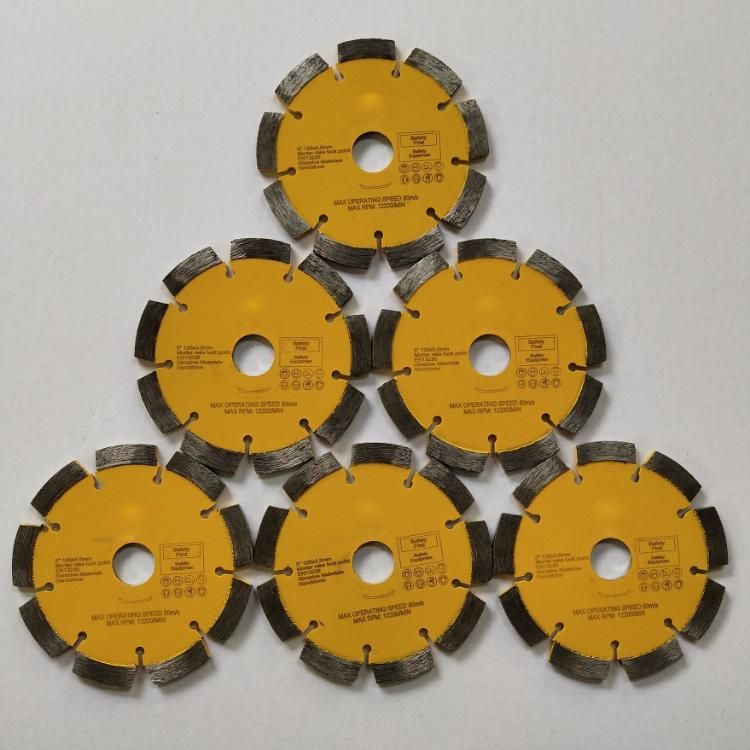 125mm Concrete Tuck Point Laser Welded Saw Blades Diamond Cutting Disk