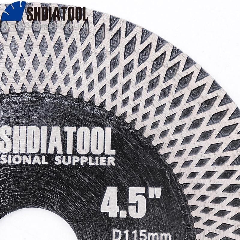 4.5" Vacuum Brazed Diamond Cutting Disc X Mesh Turbo Blade Cutter