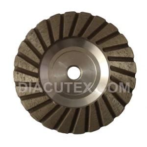 4 Inch Aluminium Turbo Cup Wheel for Granite